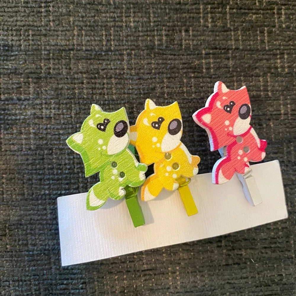 Handmade Hair Clips Kids Multicolor New Animal Flower Fruit 19pc Set